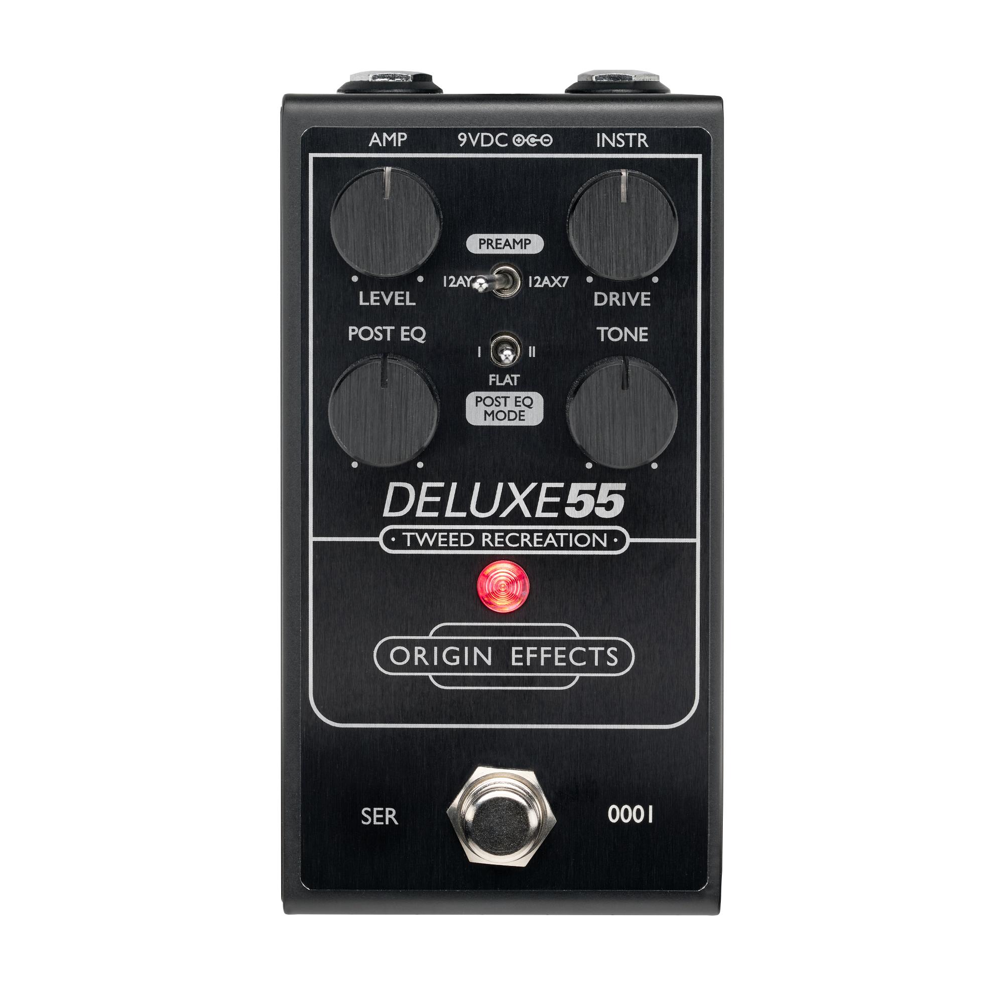 Origin Effects Deluxe 55 Tweed Recreation Pedal - Black Edition
